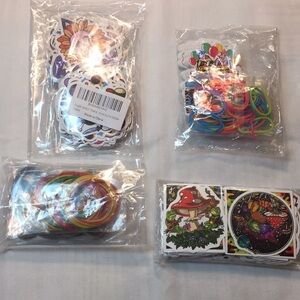 Stickers 4 separate packs Never Opened